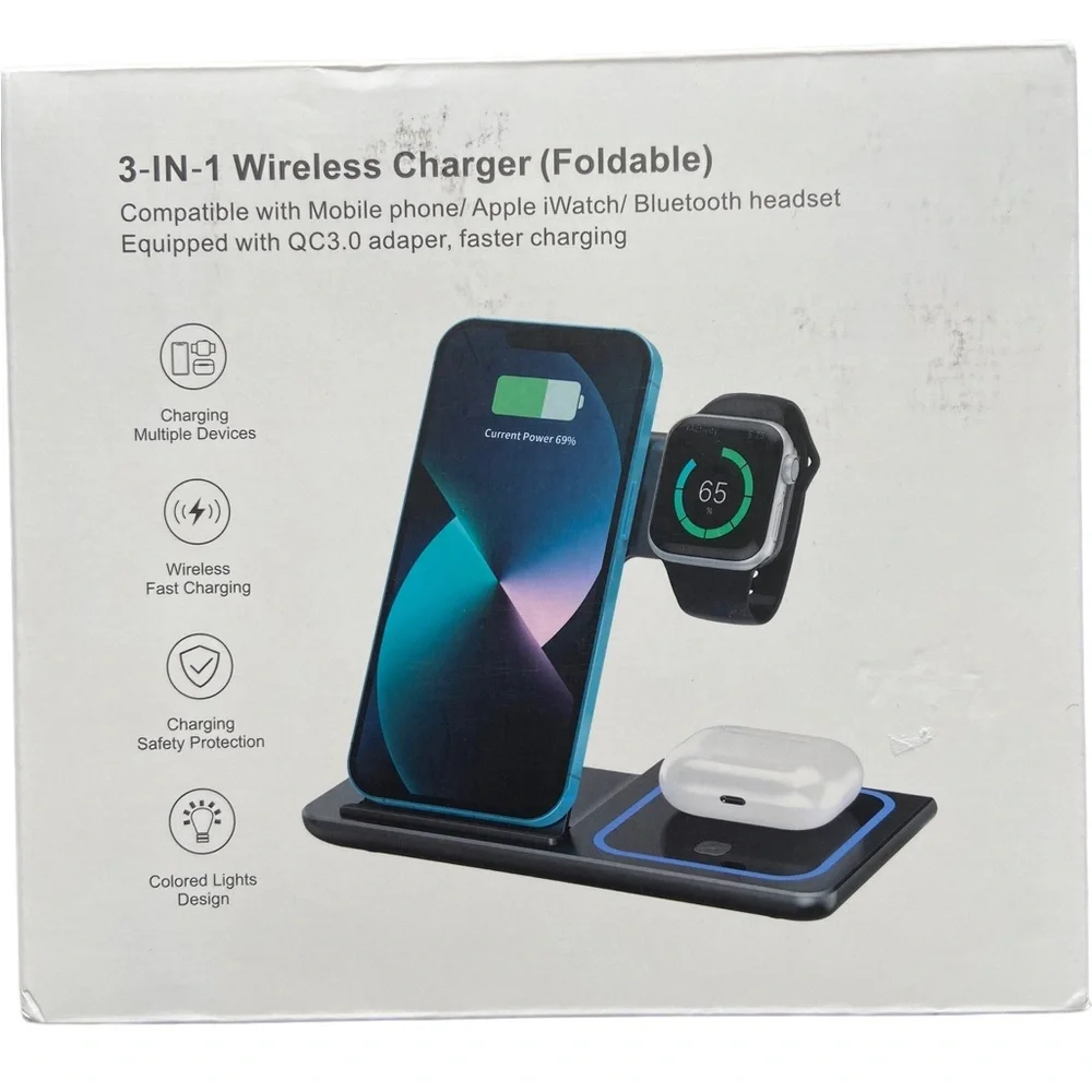 Wireless Charging Station 3 in 1 charger